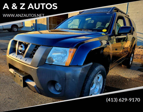 2008 Nissan Xterra for sale at A & Z AUTOS in Westfield MA