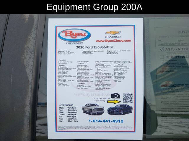 2020 Ford EcoSport SE