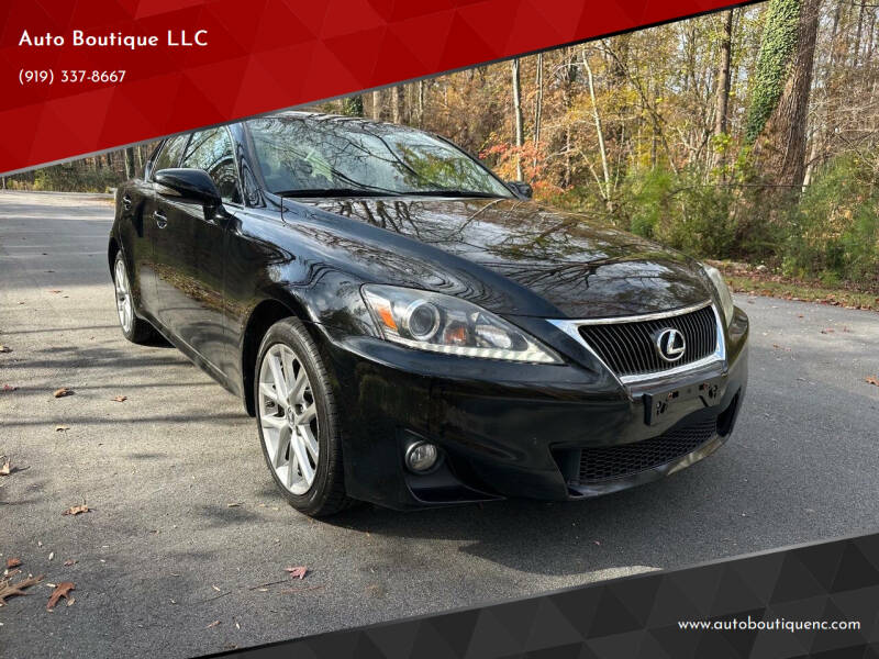 2013 Lexus IS 250 for sale at Auto Boutique LLC in Youngsville NC