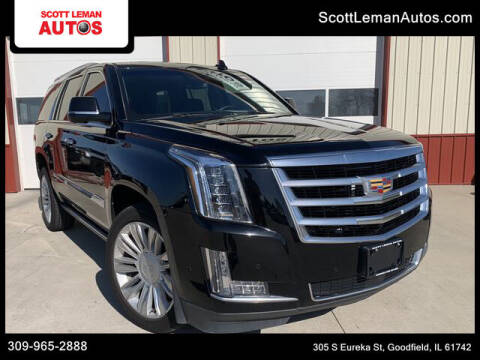 2017 Cadillac Escalade for sale at SCOTT LEMAN AUTOS in Goodfield IL