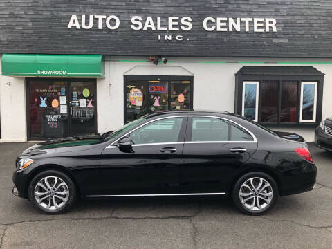 2018 Mercedes-Benz C-Class for sale at Auto Sales Center Inc in Holyoke MA