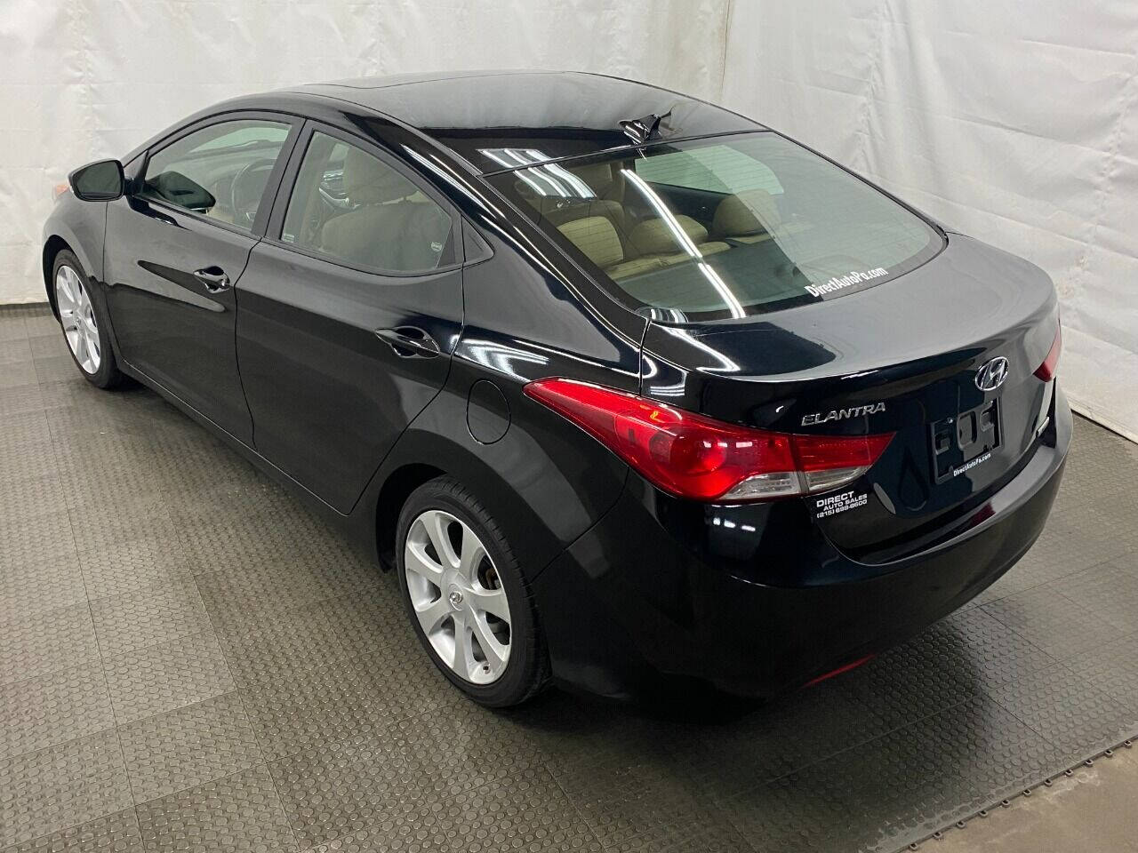 2012 Hyundai Elantra Limited 4dr Sedan - Black exterior view 7