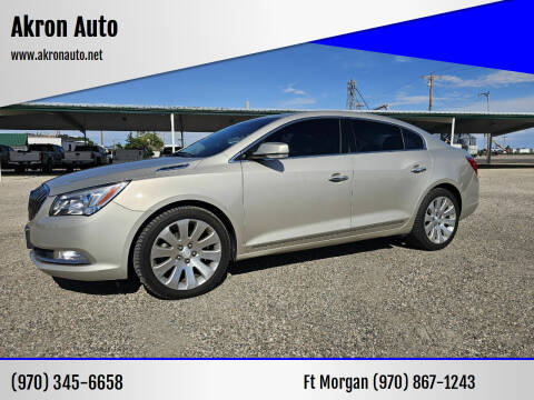 2014 Buick LaCrosse for sale at Akron Auto - Fort Morgan in Fort Morgan CO