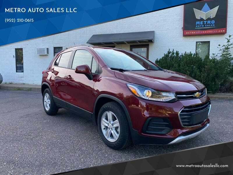 2021 Chevrolet Trax for sale at METRO AUTO SALES LLC in Lino Lakes MN