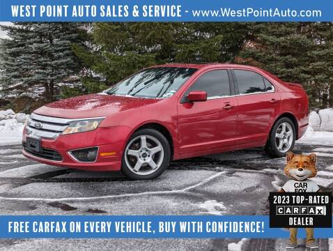 2010 Ford Fusion for sale at West Point Auto Sales & Service in Mattawan MI