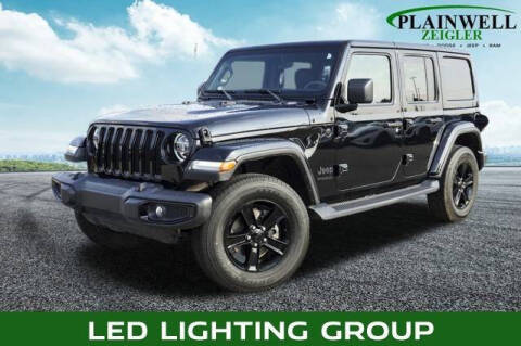 2020 Jeep Wrangler Unlimited for sale at Zeigler Ford of Plainwell in Plainwell MI