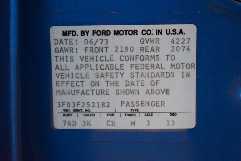 1973 Ford Mustang