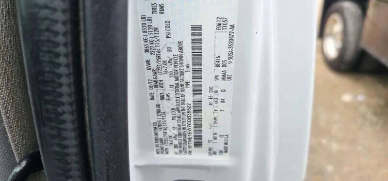 2012 Ford E-Series E-150