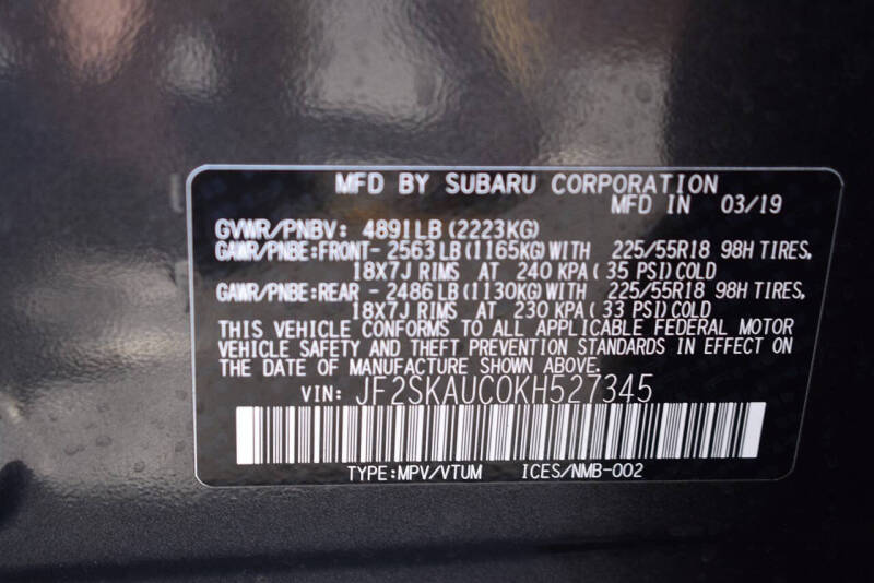 2019 Subaru Forester Limited