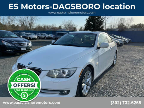 2012 BMW 3 Series for sale at ES Motors-DAGSBORO location in Dagsboro DE