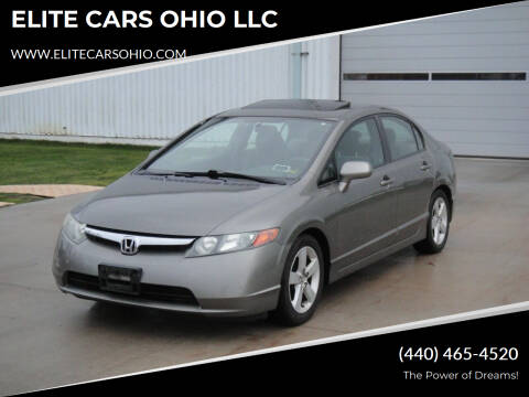 2008 Honda Civic for sale at ELITE CARS OHIO LLC in Solon OH