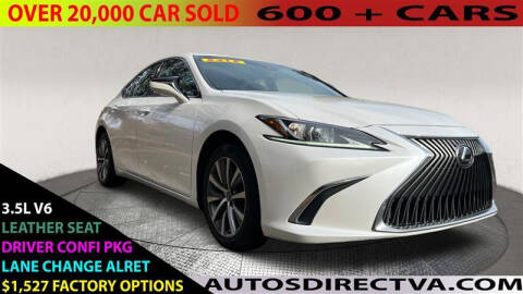 2020 Lexus ES 350 for sale at AUTOS DIRECT OF FREDERICKSBURG in Fredericksburg VA