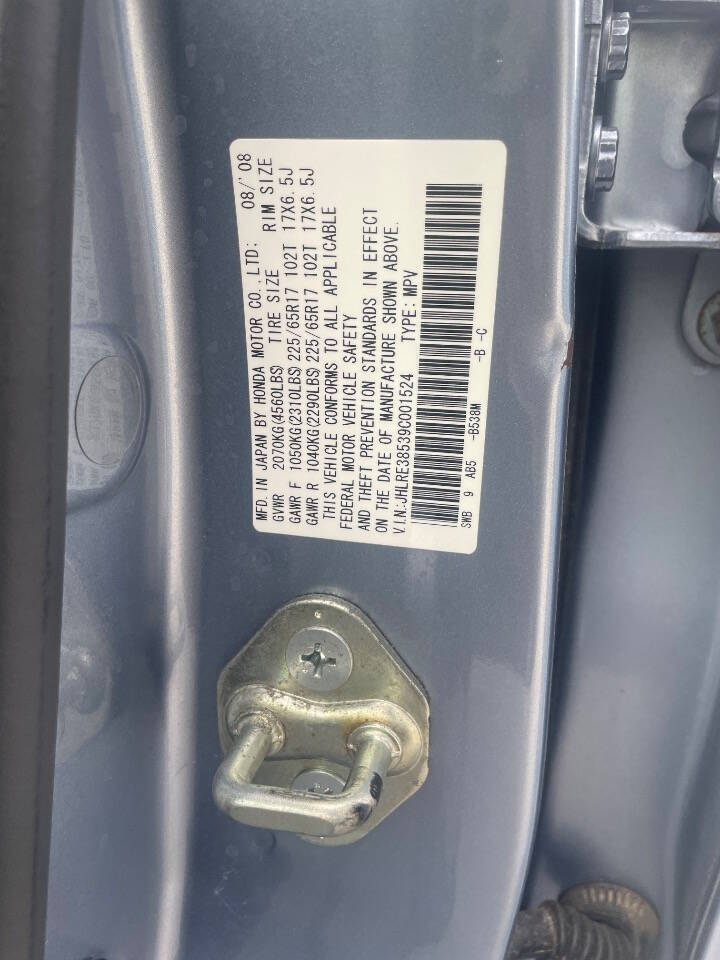 Lt. Blue 2009 Honda CR-V EX EX 4dr SUV 18