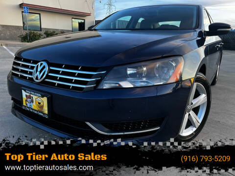 2013 Volkswagen Passat for sale at Top Tier Auto Sales in Sacramento CA