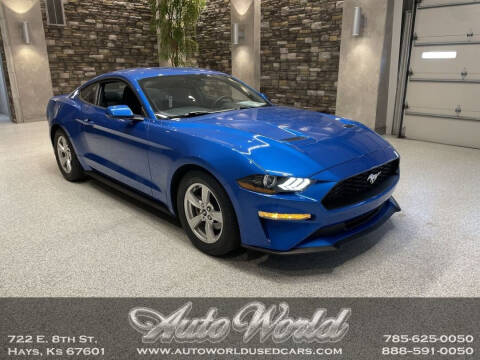 2020 Ford Mustang for sale at Auto World Used Cars in Hays KS