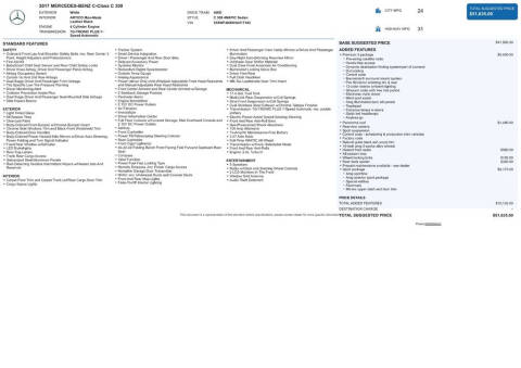 2017 Mercedes-Benz C-Class