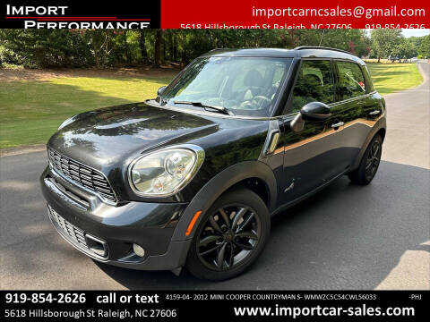 2012 MINI Cooper Countryman for sale at Import Performance Sales in Raleigh NC