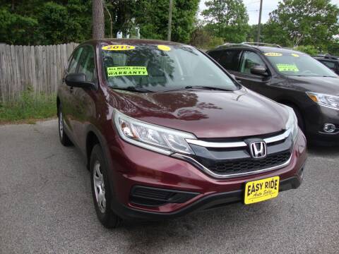 2015 Honda CR-V for sale at Easy Ride Auto Sales Inc in Chester VA