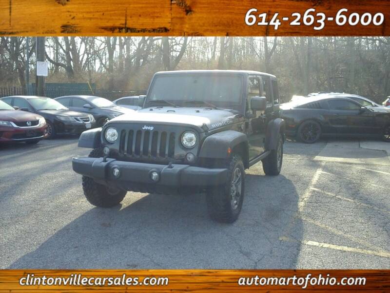2018 Jeep Wrangler JK Unlimited for sale at Clintonville Car Sales - AutoMart of Ohio in Columbus OH