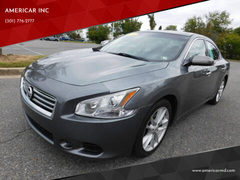 2014 Nissan Maxima for sale at AMERICAR INC in Laurel MD