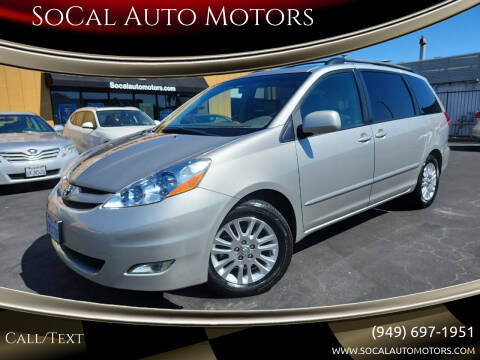 2008 Toyota Sienna for sale at SoCal Auto Motors in Costa Mesa CA