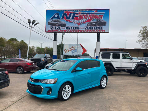 2020 Chevrolet Sonic for sale at ANF AUTO FINANCE in Houston TX