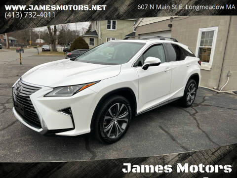2017 Lexus RX 350 for sale at James Motors Inc. in East Longmeadow MA
