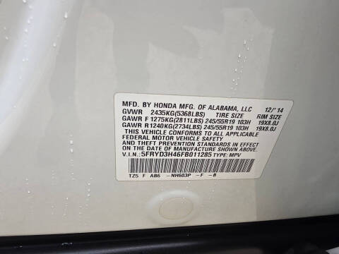2015 Acura MDX w/Tech