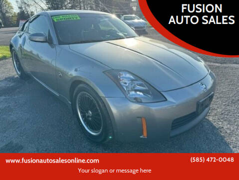 2004 Nissan 350Z for sale at FUSION AUTO SALES in Spencerport NY