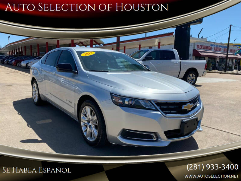 2017 Chevrolet Impala for sale at Auto Selection of Houston in Houston TX