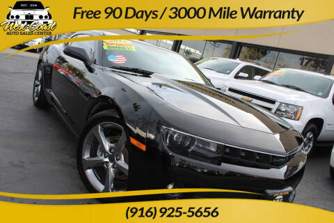 2014 Chevrolet Camaro for sale at West Coast Auto Sales Center in Sacramento CA