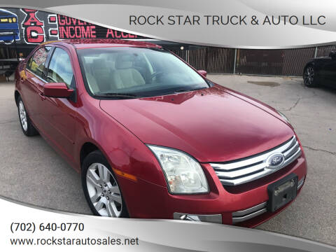 2009 Ford Fusion for sale at ROCK STAR TRUCK & AUTO LLC in Las Vegas NV
