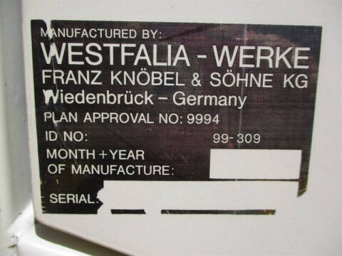 1982 Volkswagen Vanagon Camper