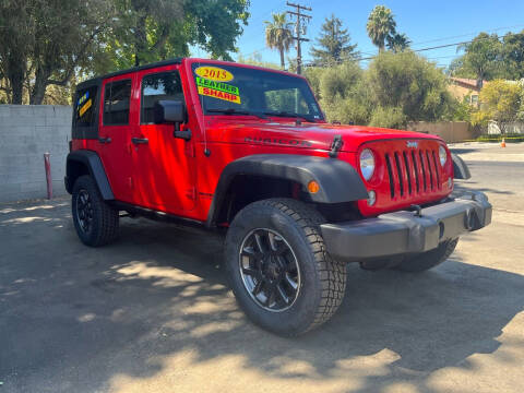 2015 Jeep Wrangler Unlimited for sale at Devine Auto Sales in Modesto CA