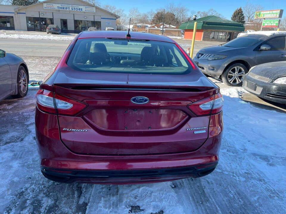 2013 Ford Fusion for sale at Harvey Auto Sales in Harvey, IL