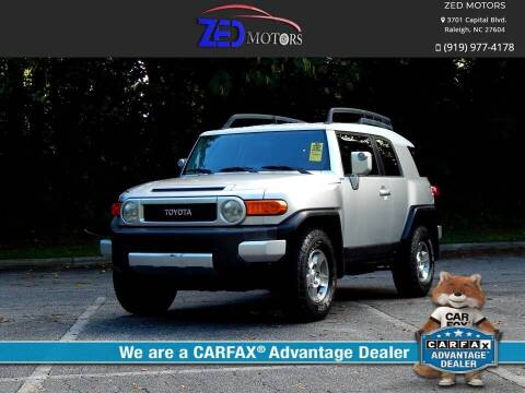 2008 Toyota FJ Cruiser for sale at Zed Motors in Raleigh NC