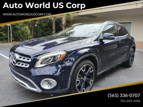 2018 Mercedes-Benz GLA for sale at Auto World US Corp in Plantation FL