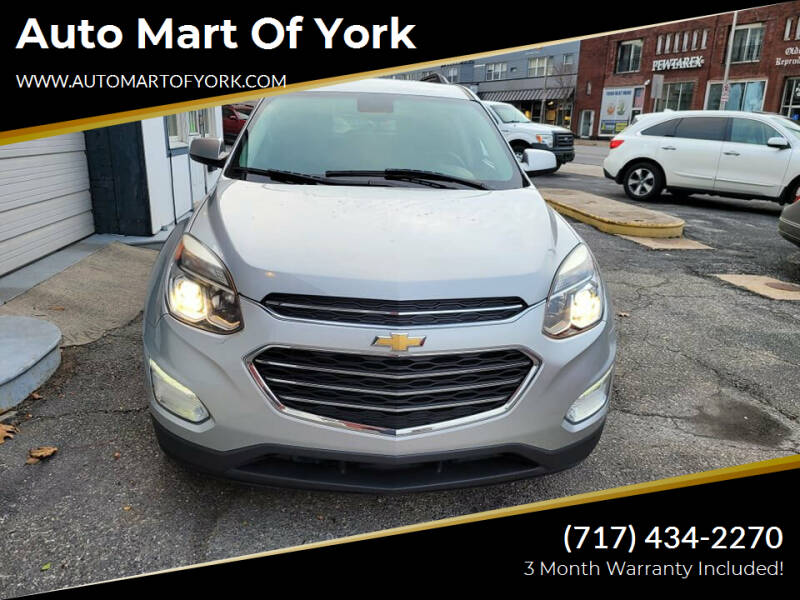 2016 Chevrolet Equinox for sale at Auto Mart Of York in York PA