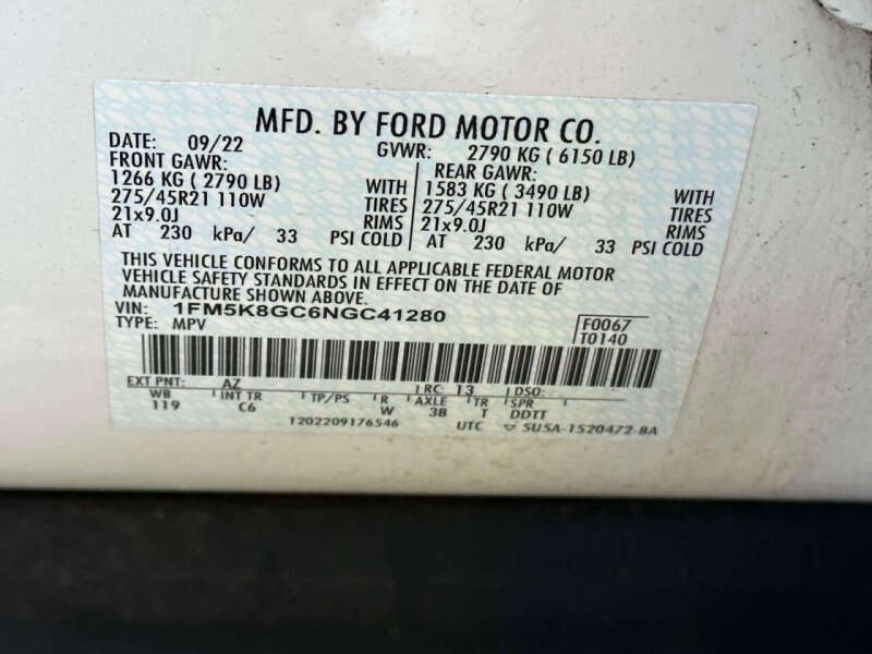 2022 Ford Explorer ST