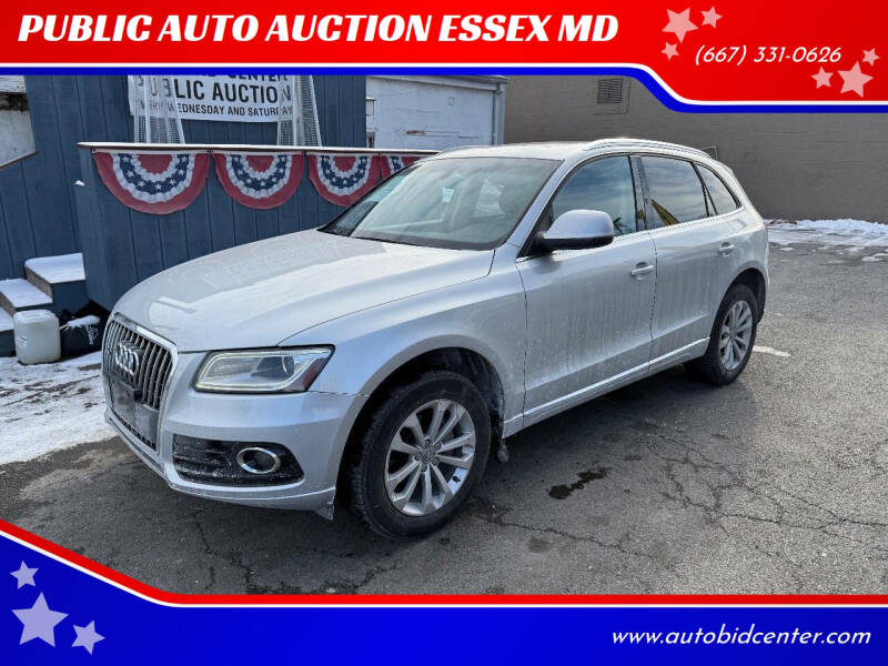 2014 Audi Q5 for sale at PUBLIC AUTO AUCTION ESSEX MD in Essex MD