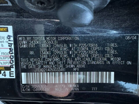 2005 Toyota Highlander