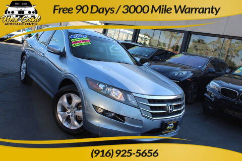 2010 Honda Accord Crosstour for sale at West Coast Auto Sales Center in Sacramento CA