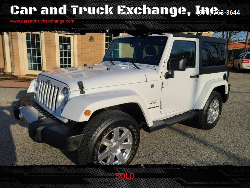 2017 Jeep Wrangler for sale at Car and Truck Exchange, Inc. in Rowley MA