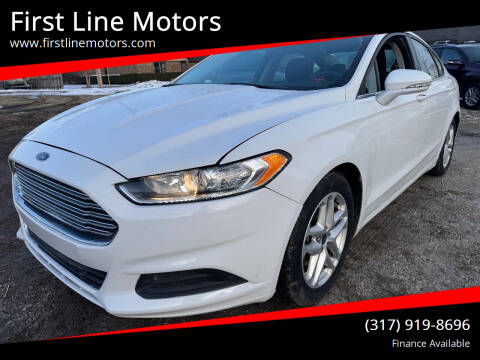 2016 Ford Fusion for sale at First Line Motors in Jamestown IN