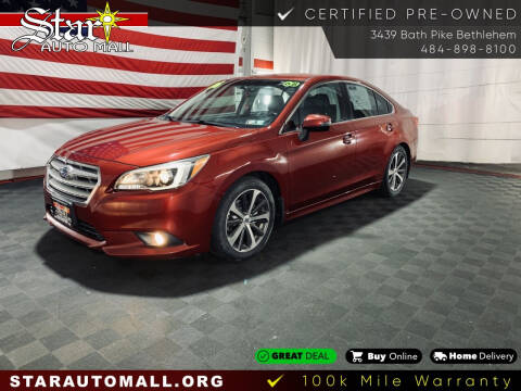 2016 Subaru Legacy for sale at STAR AUTO MALL 512 in Bethlehem PA