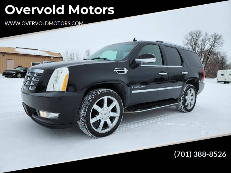 2008 Cadillac Escalade for sale at Overvold Motors in Detroit Lakes MN