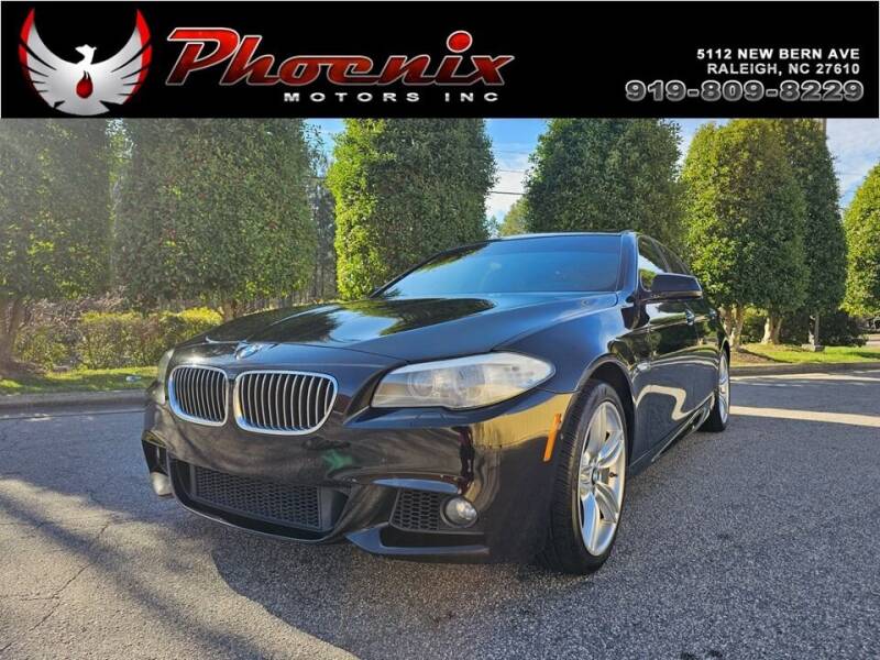 2012 BMW 5 Series for sale at Phoenix Motors Inc in Raleigh NC