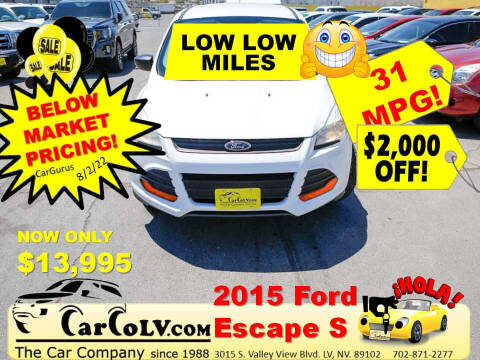 2015 Ford Escape for sale at The Car Company in Las Vegas NV