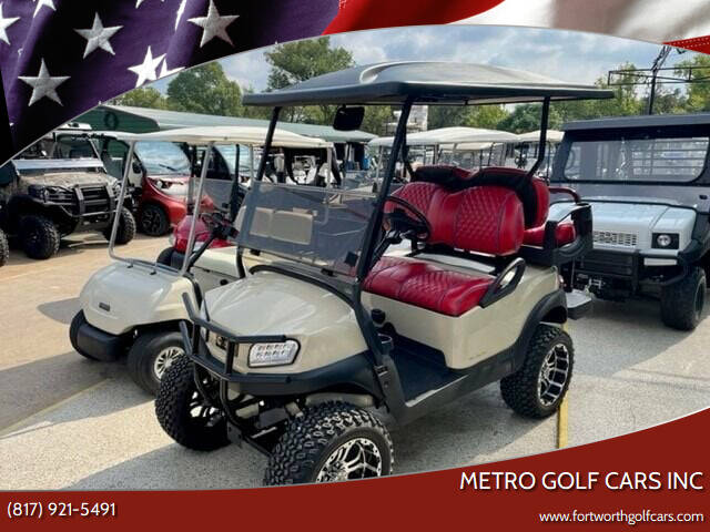 2019 Club Car 4 Pass Electric Lift for sale at METRO GOLF CARS INC in Fort Worth TX