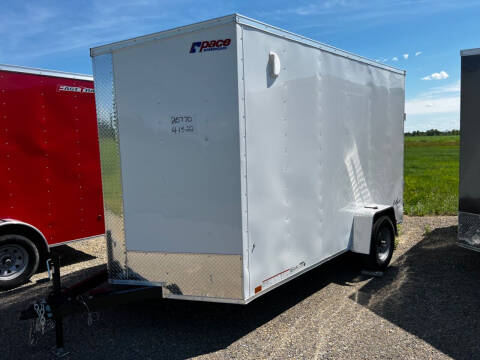 2023 Pace American 5x8 V-Nose 3500lb Axle for sale at Forkey Auto & Trailer Sales in La Fargeville NY